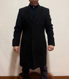 Cappotto nero Topman tg.M nero nuovo