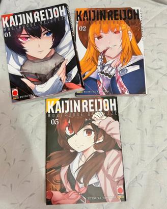 Manga kaijin reijo - Volumi 1, 2 e 3