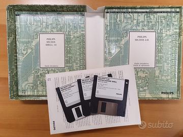 MS DOS + SHELL Philips Microsoft ITALIANO ORIGINAL
