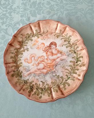 Piatto in ceramica da parete