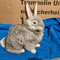 Coniglio peluche per bambini con pelliccia