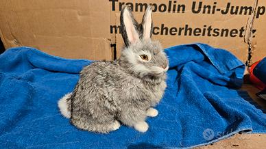 Coniglio peluche per bambini con pelliccia