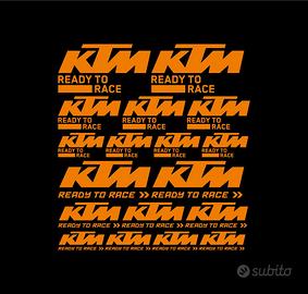 Kit 18 Adesivi Stickers KTM
