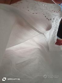lenzuola vecchie di corredo 