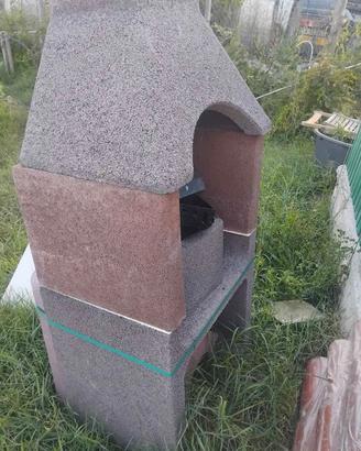 barbecue refrattario nuovo ancora imballato