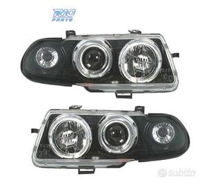 FARI OPEL ASTRA F 94-98 ANGEL EYES FONDO NERO H1-H