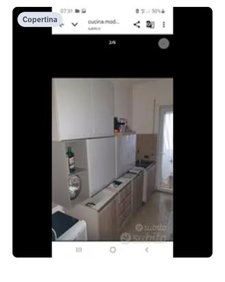 cucina moderna grigia