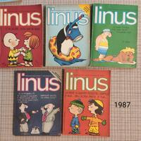 lotto n. 5 fumetti Linus 1987