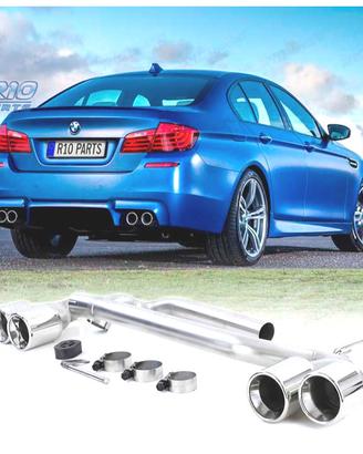 KIT SCARICO CON TERMINALI BMW F10 F11 F12 F13 LOOK
