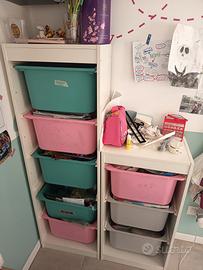 2 contenitori Ikea a colonna 