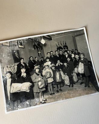 Fotografia vintage befana fascista regno d’italia