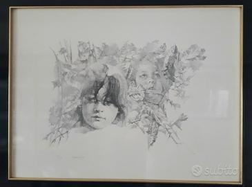 quadro  litografia di Vespignani