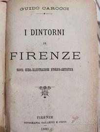 Toscana Firenze Guida dell' 800 originale