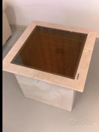 Tavolino in marmo effetto infinito