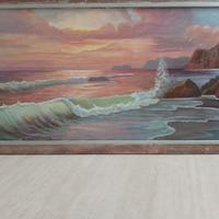 Dipinto Mare del Tramonto olio su tela