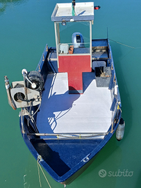 Barca da pesca professionale 1 GT+2 motori nuovi