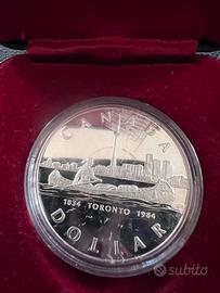 Canada 1 Dollaro Argento 1984