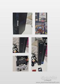 Ps2 +3 controller +2 mem card+5 giochi orig.