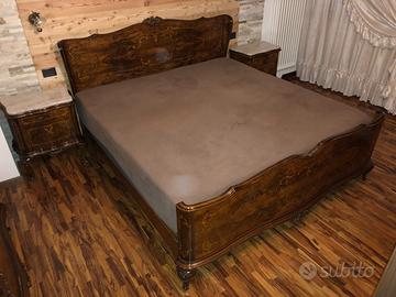 camera da letto stile Chippendale anni '50 radica