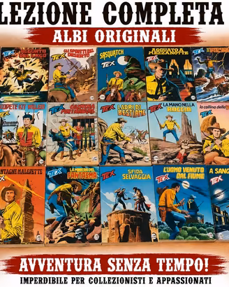 Grande Collezione TEX – Centinaia di Albi Bonelli