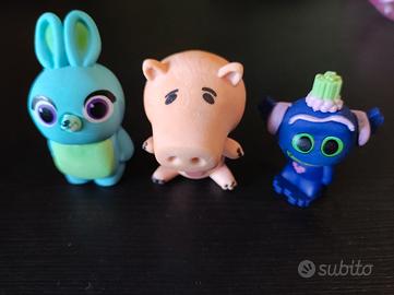 3 Pupazzi gomme da cancellare Toy Story e Trolls