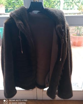 giubbotto donna eco visone