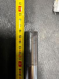 Forcella nuova cromata per bici epoca con filetto.