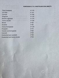 pontegio c.t.s a nottolini con libretti 