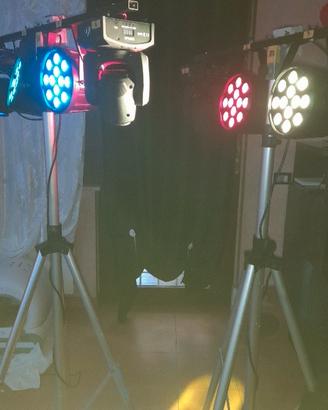 2 Stativi 270cm 4 wash Soundsation 4 teste mobili