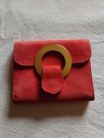 Portafoglio donna rosso e oro