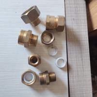 100 pezzi RACCORDERIA OTTONE