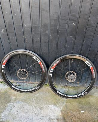 Ruote Carbonio 50mm WS Disc Decolelementi-1500g-