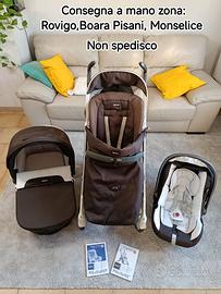 Passeggino Trio Inglesina Trilogy colore caffè