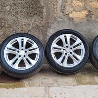 cerchi 17 + gomme originali mercedes 