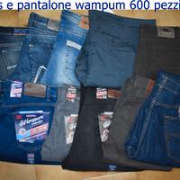 stock jeans e pantaloni uomo wampum estivi assorti