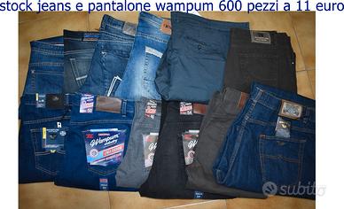 stock jeans e pantaloni uomo wampum estivi assorti