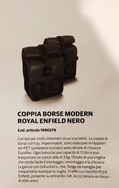 Coppia borse Royal Enfield 