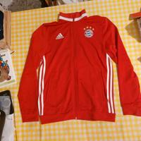 tuta adidas x bayer Monaco rossa 