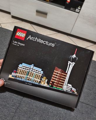 Lego 21042 Las Vegas completo di led 