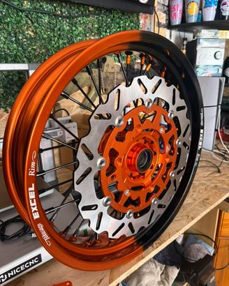 Coppia cerchi exel 17” motard