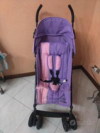 Passeggino Plebani Carty rosa e viola