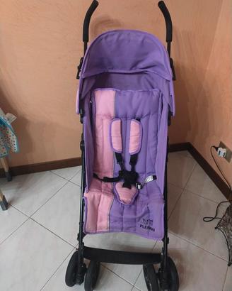Passeggino Plebani Carty rosa e viola