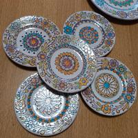 Piatti in ceramica  Vietri sul Mare Vincenzo Pinto