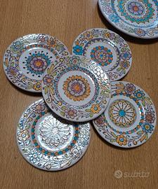 Piatti in ceramica  Vietri sul Mare Vincenzo Pinto