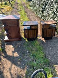 Comodini e mobiletto
