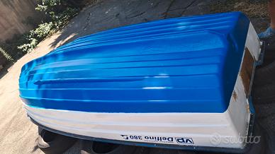 Barca delfino 380 VERGA plast motore evinrude 9.9