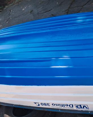 Barca delfino 380 VERGA plast motore evinrude 9.9