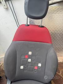 Sedili panda 2015, tappezzeria completa