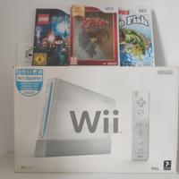 Nintendo Wii completa + Wii Sport + 3 giochi
