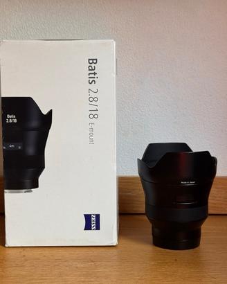 Zeiss Batis 18mm f/2.8 per Sony E-mount
